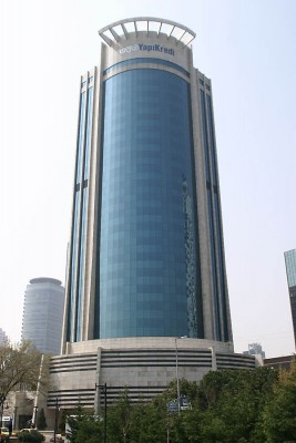 yapı kredi bankası ana bina, yapı kredi merkez şube, yönetim merkezi